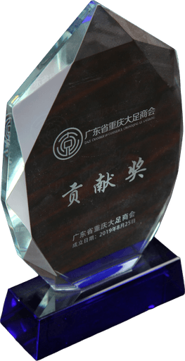广东省重庆大足商会 贡献奖